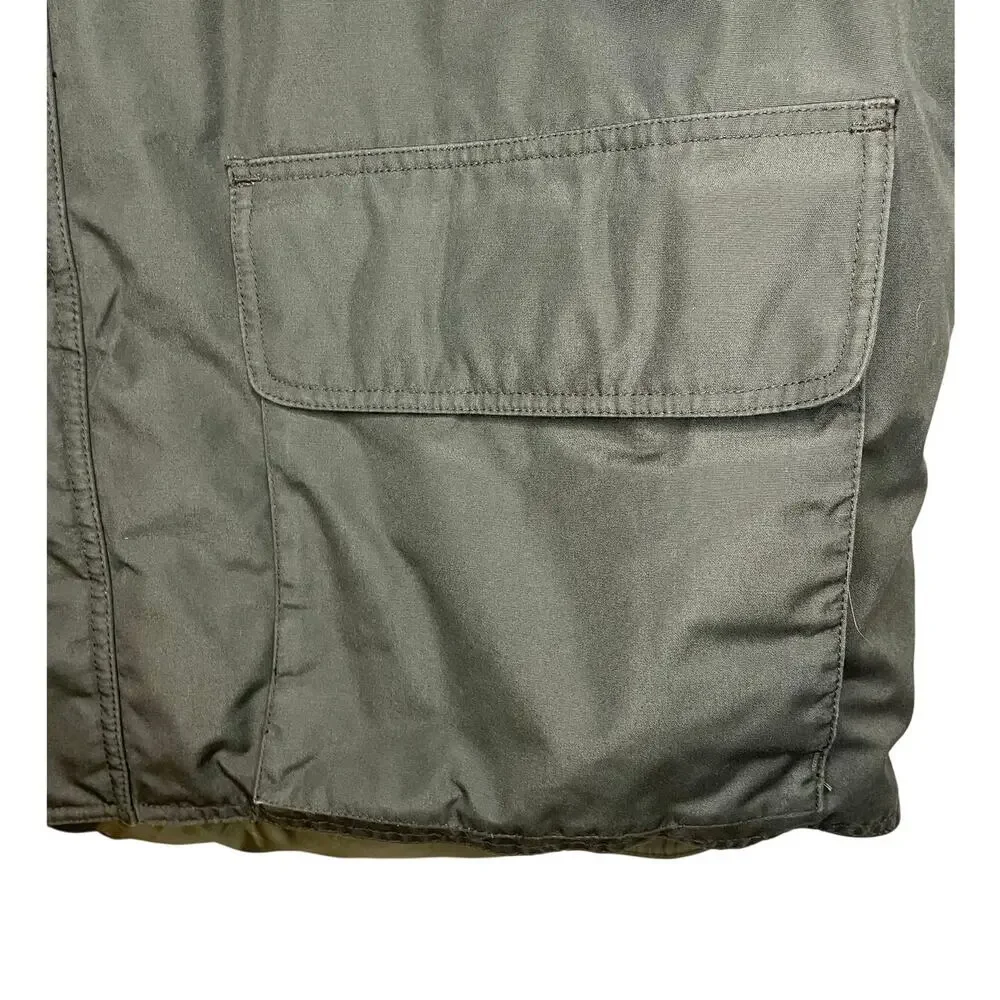 Cabelas Premium Goose Down Puffer Vest Mens 2XL Hunt Green THICK - Picture 5 of 6
